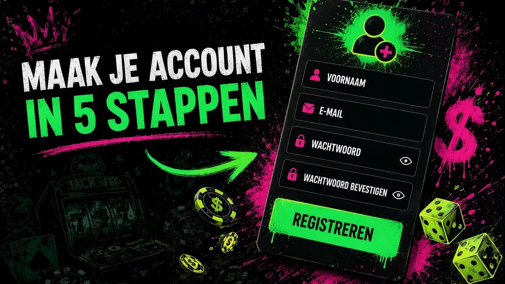 registratieformulier met inputvelden en knoppen